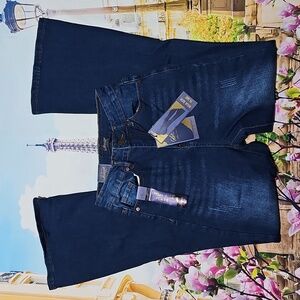 Special One Los Angeles High Waist Dark Blue Flare Jeans Size 5 New